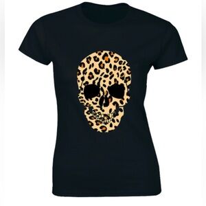 Amazing Leopard Skin Head Skull Premium T-shirt